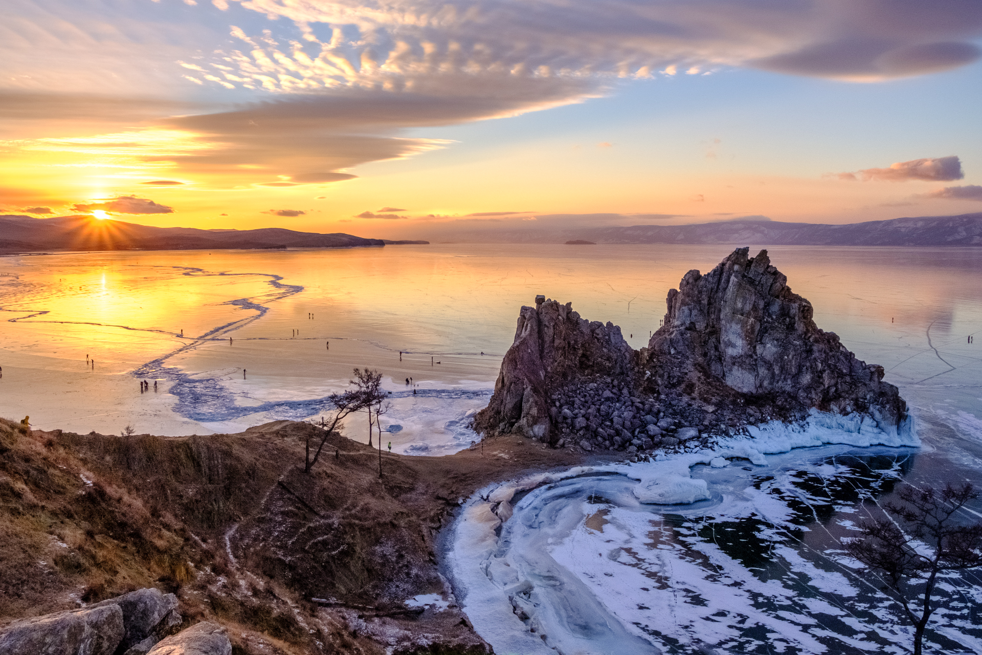 Зимний Байкал: Листвянка и Ольхон